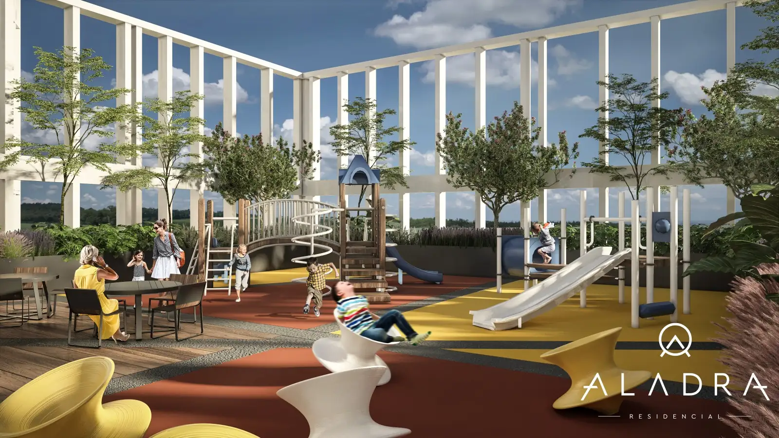 Gimnasio al aire libre de Aladra Residencial
